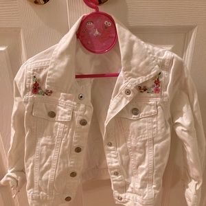White Jean jacket